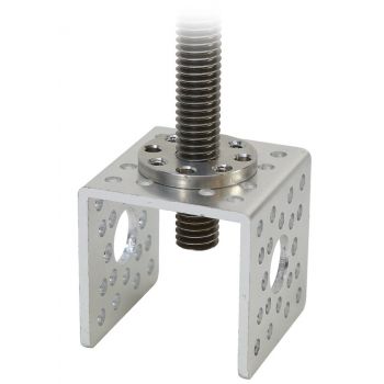 shown with 3/8-16 threaded rod and 1.50" aluminum channel