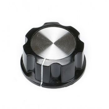 Potentiometer Knob 33x12.7mm - Black