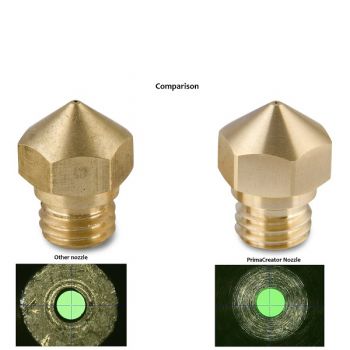 PrimaCreator RepRap M6 Mixed Size Brass Nozzle - 4pcs