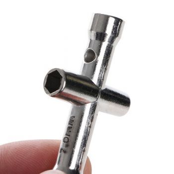 Mini 4-Way Hex Wrench Tool (M4, M3, M2.5, M2)