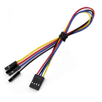 Jumper Wires 4-Pin Female to Separated Pins