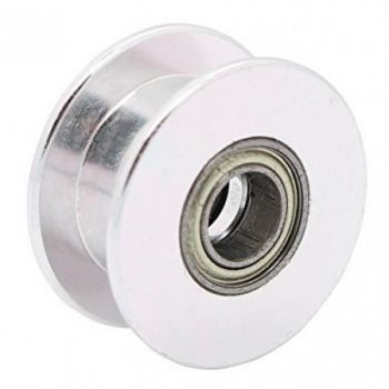 Aluminum GT2 Timing Pulley Idler - 20T Smooth - 5mm Bore