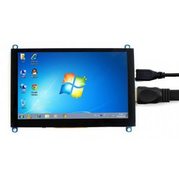 Display 5" HDMI 800x480 Capacitive Touchscreen USB