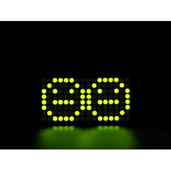 Adafruit 0.8" 8x16 LED Matrix FeatherWing Display - Yellow-Green