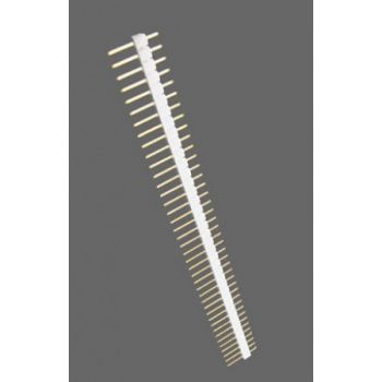 Pin Header 1x40 Male 2.54 mm White