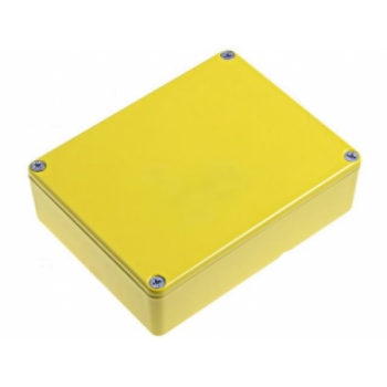 Κουτί Κατασκευών 119x94x34mm - Αλουμινίου Κίτρινο