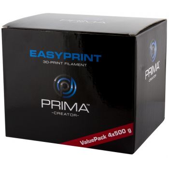 Πακέτο Νημάτων PLA 1.75mm EasyPrint - 4x500g - Λευκό, Κόκκινο, Μπλε, Μαύρο