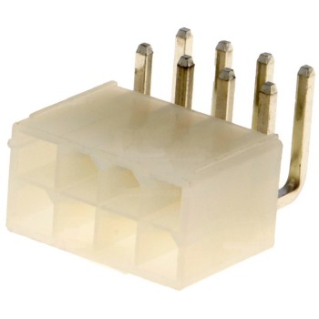 Terminal N42 8-Pin Male 4.2mm THT (Angled)