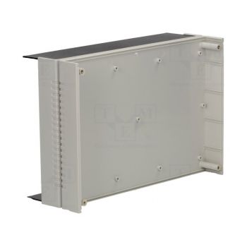 Κουτί Κατασκευών 260x180x65mm με Panel - ABS Γκρι (Gainta G758)