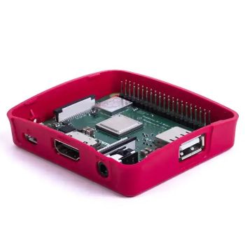 Official Raspberry Pi 3 A+ Red & White Case