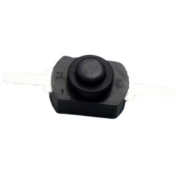 Push Button - Latching Black (12x8x8.2mm)