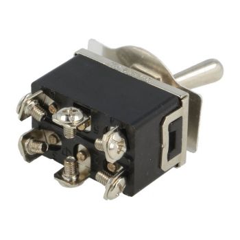 Toggle Switch DPDT ON-ON (10A/250VAC)