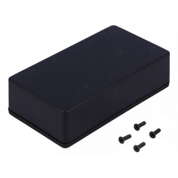 Κουτί Κατασκευών 113x63x31 Μαύρο (Hammond 1591XXBBK)