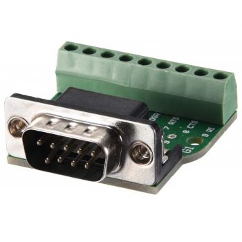 DB9 Male Screw Terminal to RS232/RS485 Conversion Board