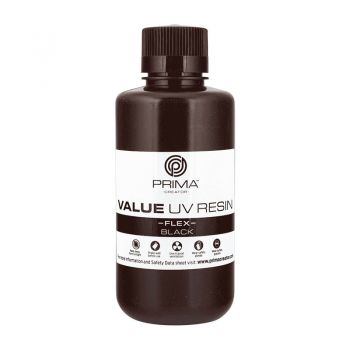 PrimaCreator Value Flex UV Resin - 500ml - Black
