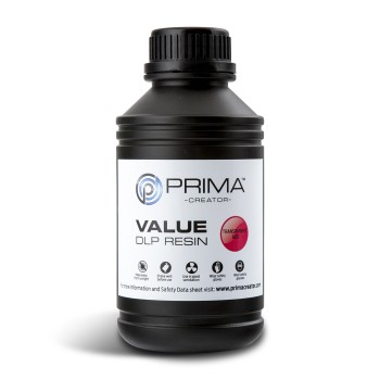 Ρητίνη UV PrimaCreator Value - Διάφανο Κόκκινο 500ml