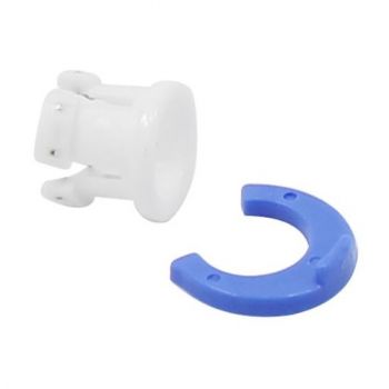 Bowden Clamp 6mm - Blue/White