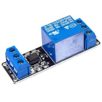 Relay Module - 1 Channel 5V Low Level Trigger (Screw Terminals)