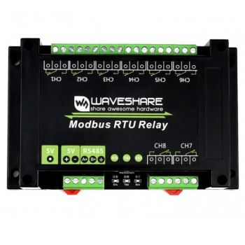 Industrial Modbus RTU 8-ch Relay Module