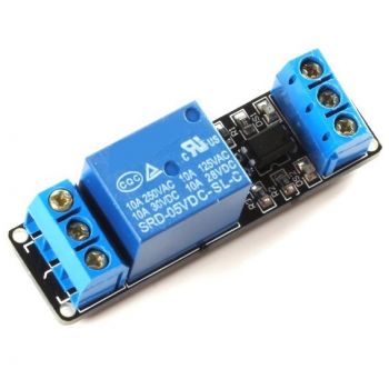Relay Module - 1 Channel 5V Low Level Trigger (Screw Terminals)