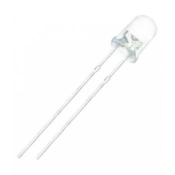 LED Clear 3mm - White