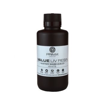 PrimaCreator Value Water Washable UV Resin - 500ml - White