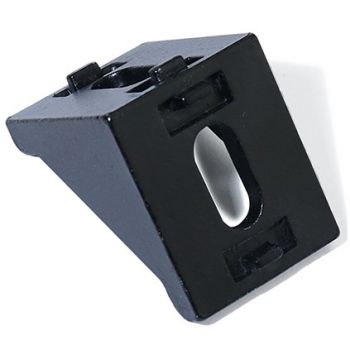Cast - 90 Degree Corner Bracket for 3030 T-Slot 28x35mm - Black