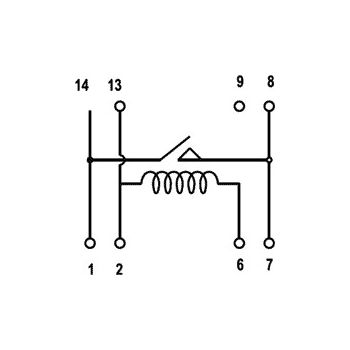 Relay Reed 5V DC 1A