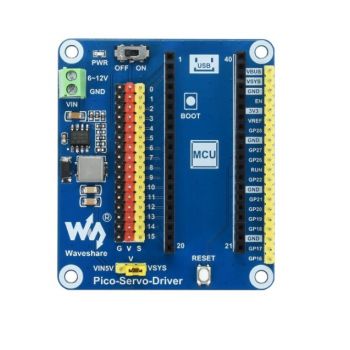 Waveshare Pico Servo Driver Module 16-Channel 16-bit