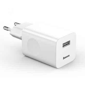 Baseus Power Supply 5V 3A 23W - USB Plug QC3.0 - White
