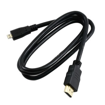 HDMI to Micro HDMI Male 1m Black (Suit For Pi 4)