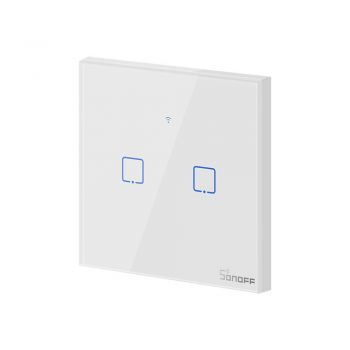 Sonoff T0EU2C-TX Smart Wall Switch - 2CH WiFi