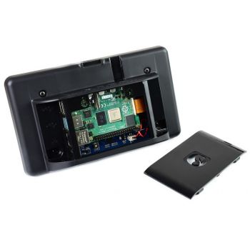 Pi Display 7" 800x480, DSI interface, Capacitive Touchscreen with Case