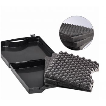 Storage Box with Foam Black - 230x180x45mm