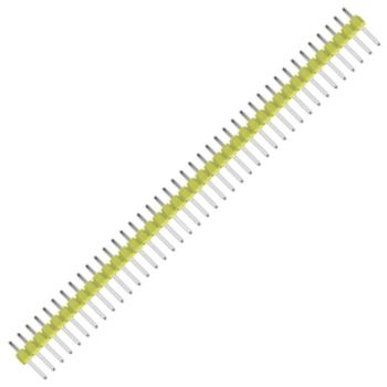 Pin Header 1x40 Male 2.54 mm Yellow