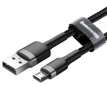Καλώδιο USB A Αρσενικό σε USB B micro - 1m Υφασμάτινο