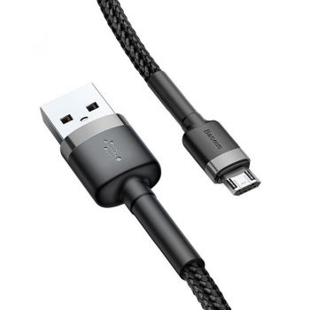 Καλώδιο USB A Αρσενικό σε USB B micro - 1m Υφασμάτινο