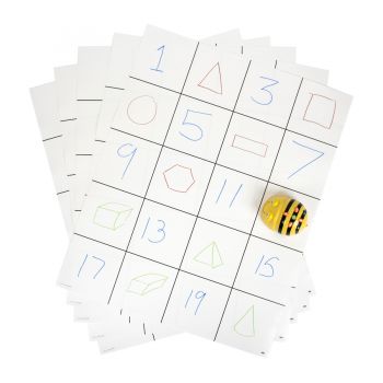 Bee-Bot & Blue-Bot Blank Grid Mats 30pcs