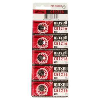 Battery Coin Cell CR1216 Maxell - 5 pcs.