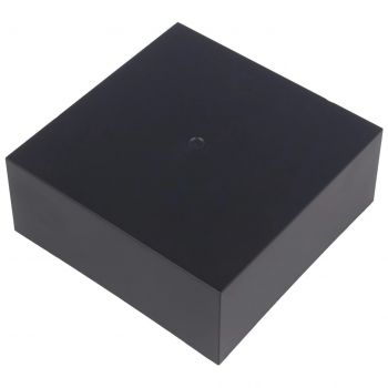 Κουτί Πόντισης 100x100x40mm Μαύρο - ABS
