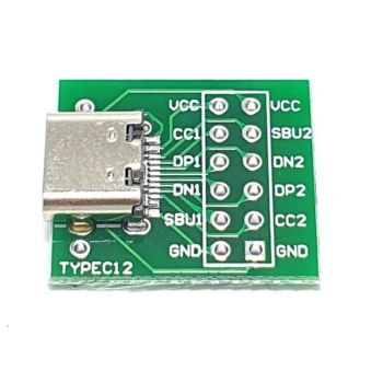 USB Type-C Breakout Board - 12 Pin Header