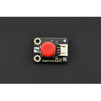 Gravity Digital Push Button (Red)