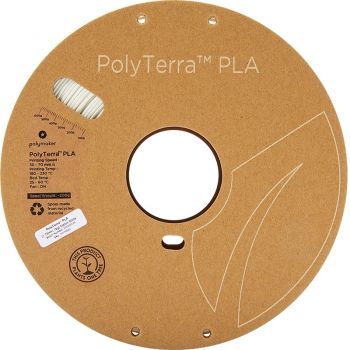 Polymaker Polyterra PLA Filament - 1.75mm 1kg Cotton White