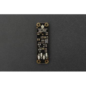 Fermion Monochrome 0.91” 128x32 I2C OLED Display with Chip Pad