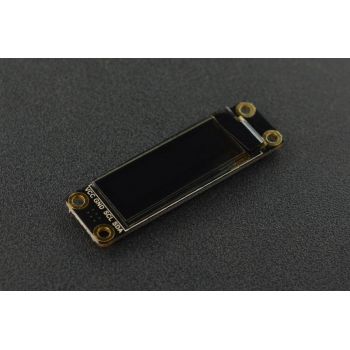 Fermion Monochrome 0.91” 128x32 I2C OLED Display with Chip Pad