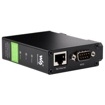 Rail-Μount Serial Server RS232/485/422 to Ethernet with POE
