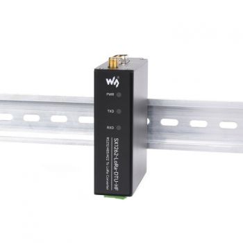 Rail-mount LoRa SX1262-HF RS232/RS485/RS422 to LoRa