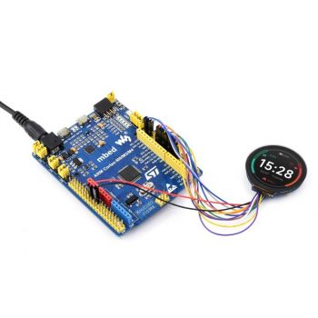 Round LCD Display 1.28" 240x240 IPS, SPI interface with Touch