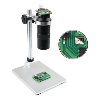 Raspberry Pi HQ Camera Lens - 100x Industrial Microscope