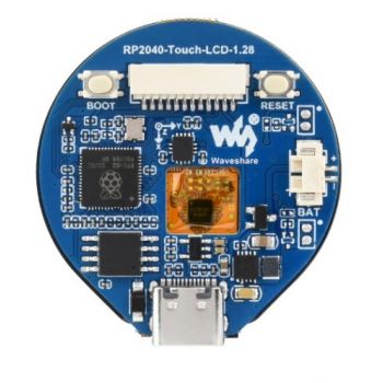 Waveshare RP2040 Board with 1.28" Round LCD & 6DοF Sensor